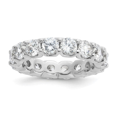Sterling silver cubic zirconia band