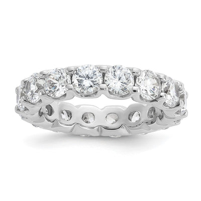 Sterling silver cubic zirconia band