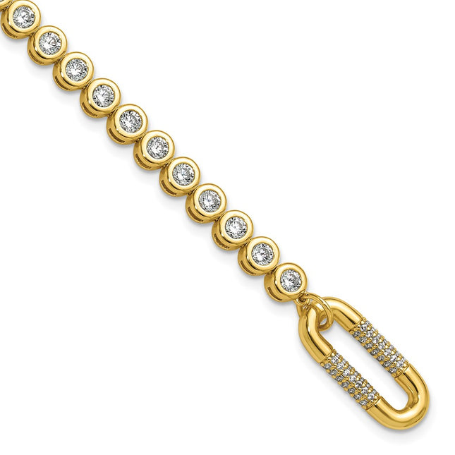 Sterling Silver Bracelets Style QSH156 - Classique Jewelry Inc.