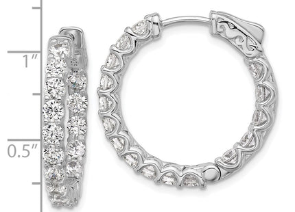 Sterling Silver Earrings Style QSH159 - Classique Jewelry Inc.