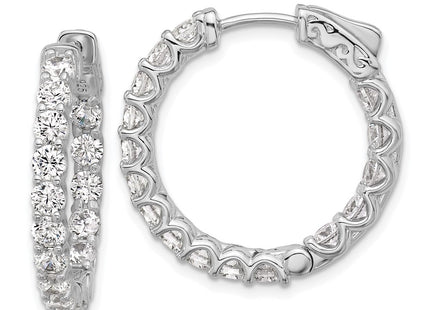 Sterling Silver Earrings Style QSH159 - Classique Jewelry Inc.