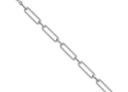 Sterling Silver Bracelets Style QSH163 - Classique Jewelry Inc.