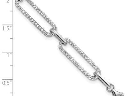 Sterling Silver Bracelets Style QSH163 - Classique Jewelry Inc.