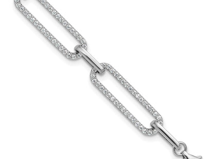Sterling Silver Bracelets Style QSH163 - Classique Jewelry Inc.