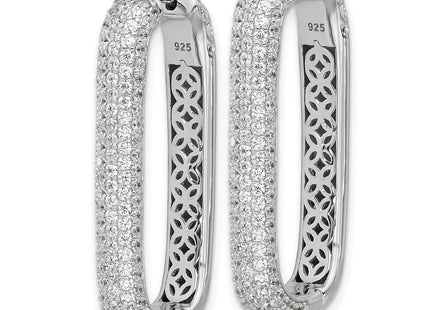 Sterling Silver Earrings Style QSH164 - Classique Jewelry Inc.