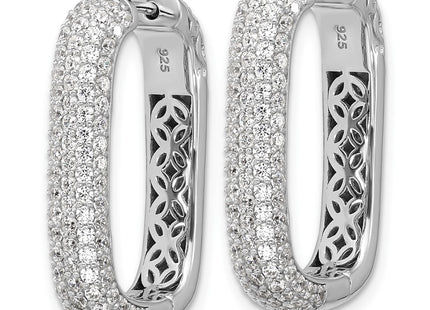 Sterling Silver Earrings Style QSH165 - Classique Jewelry Inc.