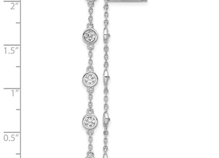 Sterling Silver Earrings Style QSH171 - Classique Jewelry Inc.