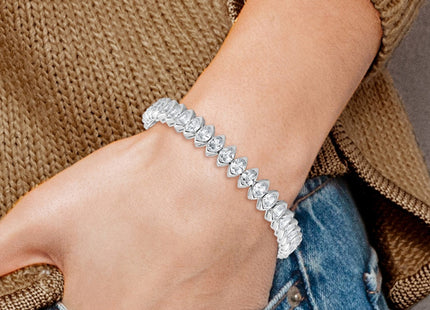 Sterling Silver Bracelets Style QSH187 - Classique Jewelry Inc.