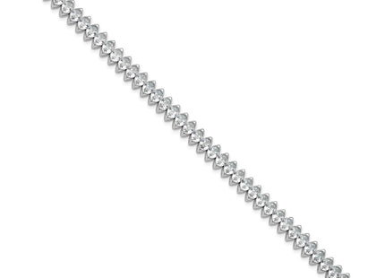 Sterling Silver Bracelets Style QSH187 - Classique Jewelry Inc.