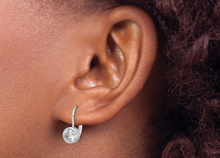 Sterling Silver Earrings Style QSH188 - Classique Jewelry Inc.