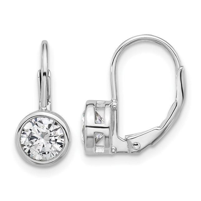 Sterling Silver Earrings Style QSH188 - Classique Jewelry Inc.