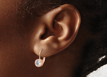 Sterling Silver Earrings Style QSH188P - Classique Jewelry Inc.
