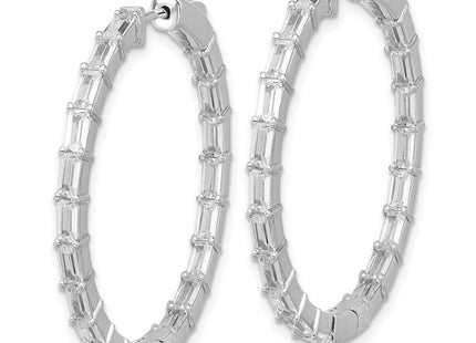 Sterling Silver Earrings Style QSH190 - Classique Jewelry Inc.
