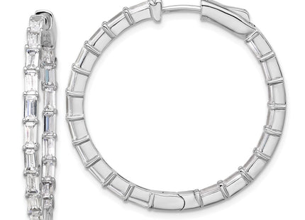 Sterling Silver Earrings Style QSH190 - Classique Jewelry Inc.