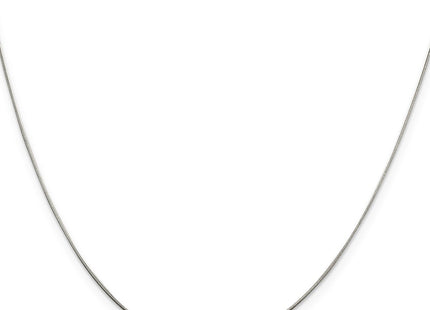 Sterling silver snake link chain, alternate view