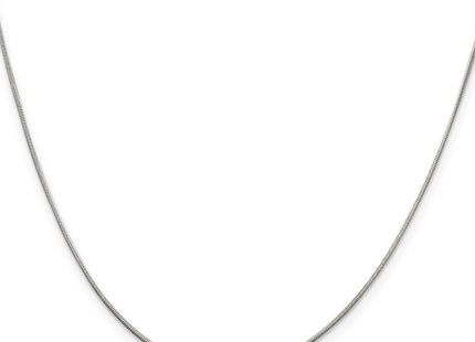 Sterling silver snake link chain, alternate view