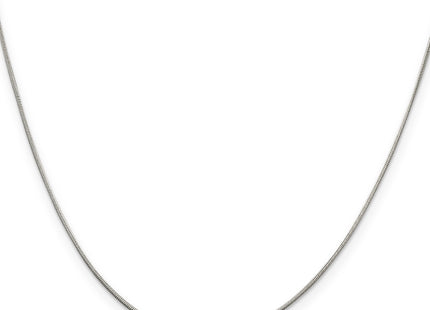 Sterling Silver Snake Chain, 14 x 0.8mm