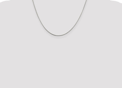 Sterling silver snake link chain, further view