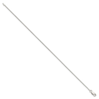 Sterling Silver Snake Bracelet, 7 x 0.8mm
