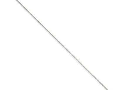 Sterling silver snake link chain, alternate view