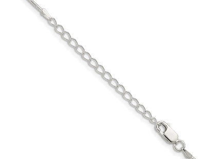 Sterling silver snake link chain, additional view