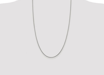 Sterling silver snake link chain, further view