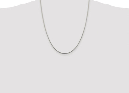 Sterling silver snake link chain, further view