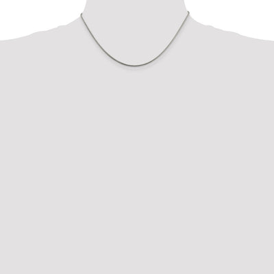 Sterling Silver Snake Chain, 16 x 1.5mm