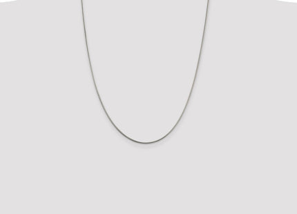 Sterling silver snake link chain, additional view