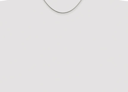 Sterling Silver Rhodium-plated Snake Chain, 16 x 1.5mm