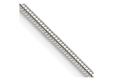 Sterling silver snake link chain
