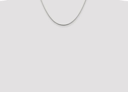 Sterling silver snake link chain, additional view