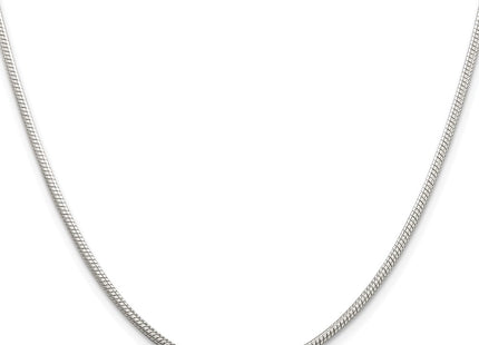 Sterling silver snake link chain, alternate view