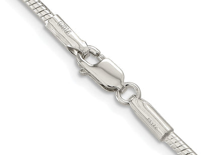 Sterling silver snake link bracelet, another view
