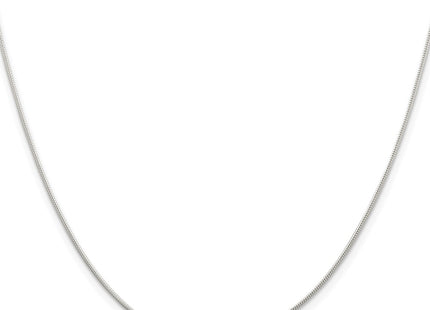 Sterling silver snake link chain, alternate view