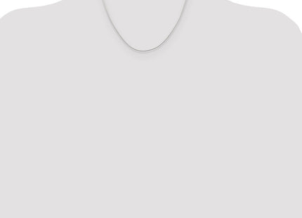 Sterling silver snake link chain, additional view