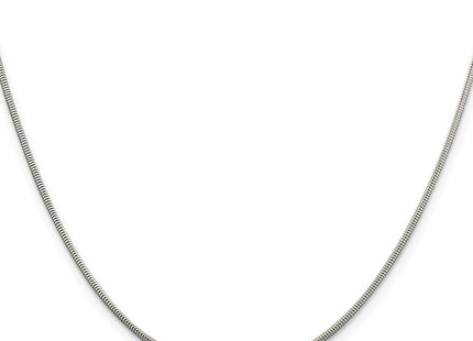 Sterling silver snake link anklet, alternate view