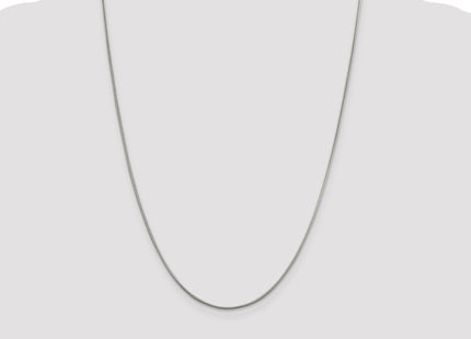 Sterling Silver Round Snake Chain Anklet