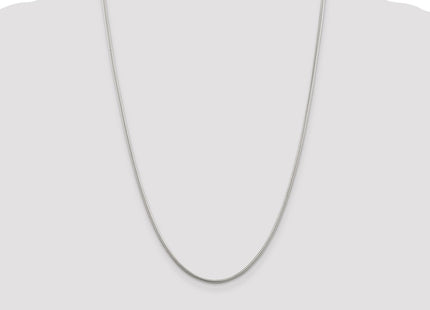 Sterling silver snake link chain, further view