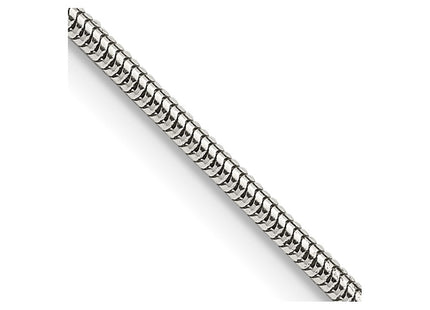 Sterling silver snake link chain