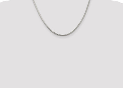 Sterling silver snake link chain, additional view