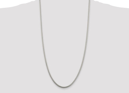 Sterling silver snake link bracelet