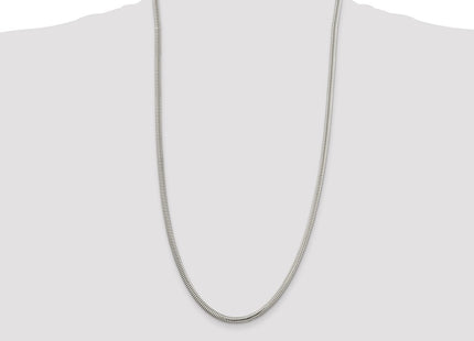 Sterling silver snake link chain