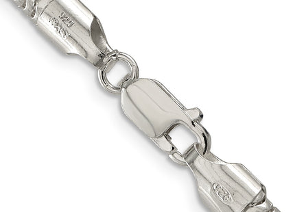 Sterling silver snake link chain, another view