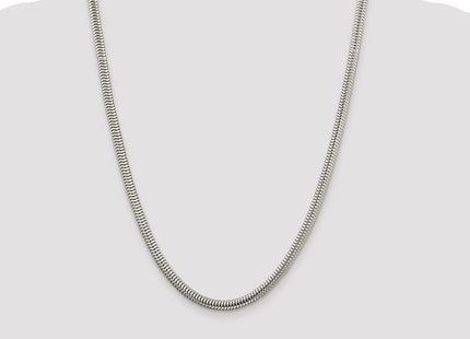 Sterling silver snake link chain