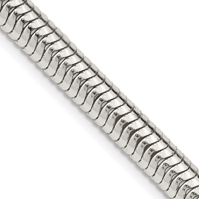 Sterling silver snake link chain