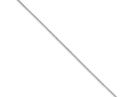 Sterling silver anklet, alternate view