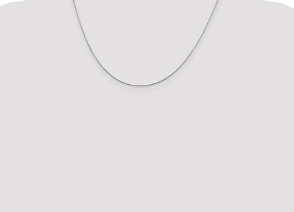 Sterling Silver Diamond-cut Round Spiga Chain (Style QSR025-18)