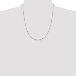 Sterling Silver Diamond-cut Round Spiga Chain (Style QSR025-22)