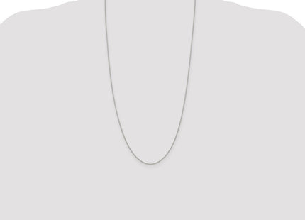 Sterling Silver Diamond-cut Round Spiga Chain (Style QSR030-28)